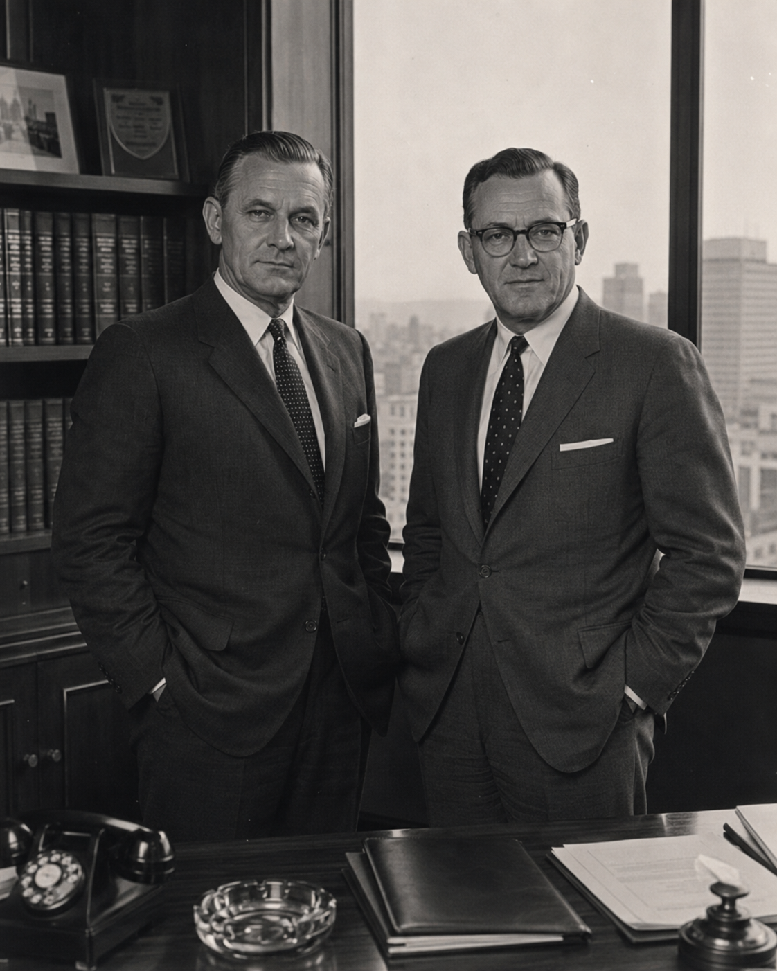 Hendrik Eyberg and Thomas Reeves, Johannesburg 1961